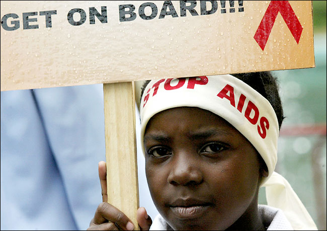 get on board, stop aids.. stolen from ny times.